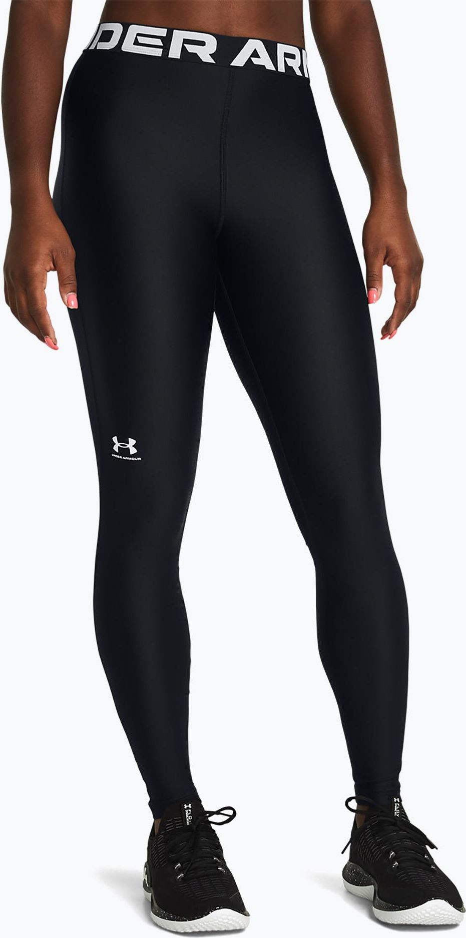 Under Armour Legginsy Damskie Hg Authentics Black White Ceny I Opinie