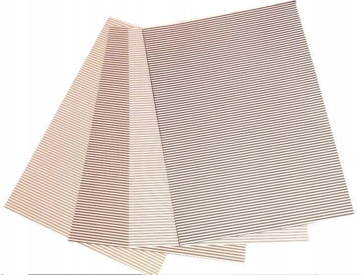Zdjęcie Galeria Hobby Karton Obustronny Paski 300G 24X34Cm 4 Ark Mix - Prószków