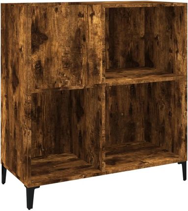 Vidaxl Szafka Na Płyty Przydymiony Dąb 84,5X38X89 Cm 832002 - zdjęcie 3