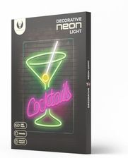 Zdjęcie Neon Plexi Led Cocktails Róż Zielony Fpne02X Forever Light - Chełm