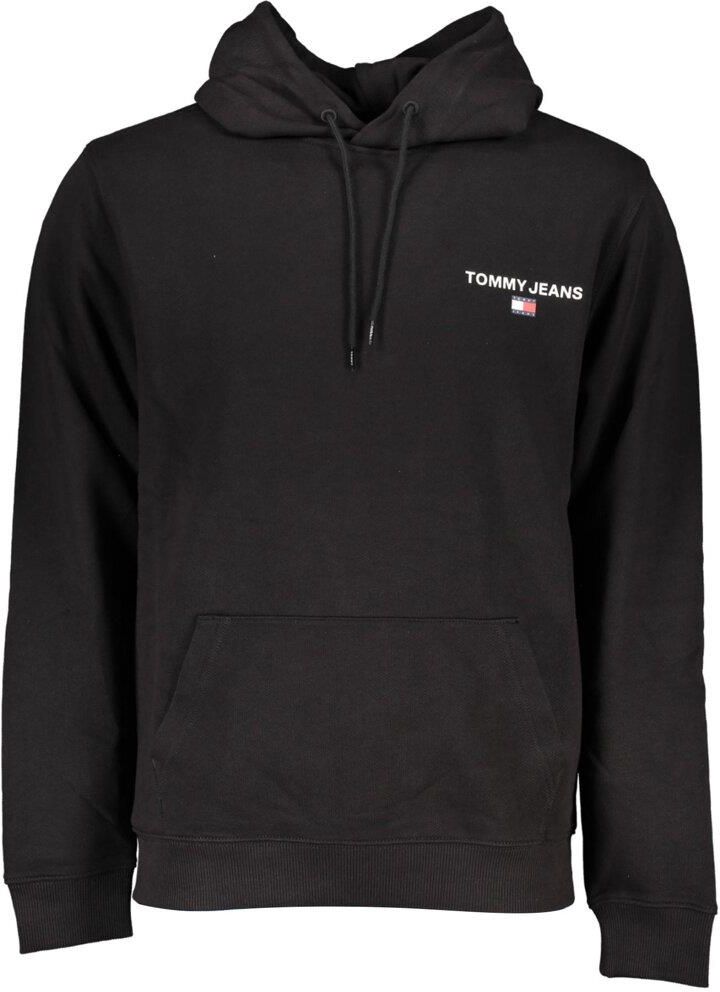 Zdjęcie CZARNA BLUZA MĘSKA TOMMY HILFIGER BEZ ZAMKA - Józefów
