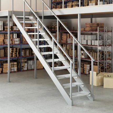 vidaXL Stopień Z Kraty 60x24x7 Stal Galwanizowana - zdjęcie 3