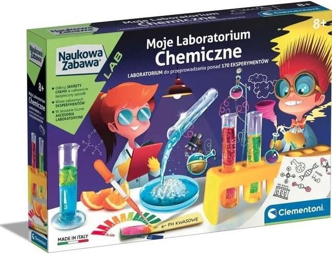 Clementoni Moje Laboratorium Chemiczne Naukowa Zabawa Ceny I Opinie