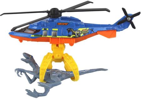 Leantoys Śmigłowiec Park Dinozaurów Niebieski - zdjęcie 2