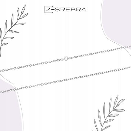 Zesrebra Przedłużka Do Łańcuszka Bransoletki Srebrna 10Cm - zdjęcie 3