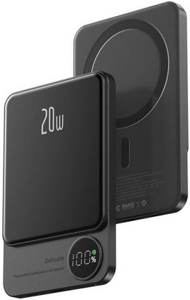 Mfc Power Bank 2W1 Indukcyjny Magnetyczny Magsafe Iphone Pd 10000Mah Fioletowy - zdjęcie 2