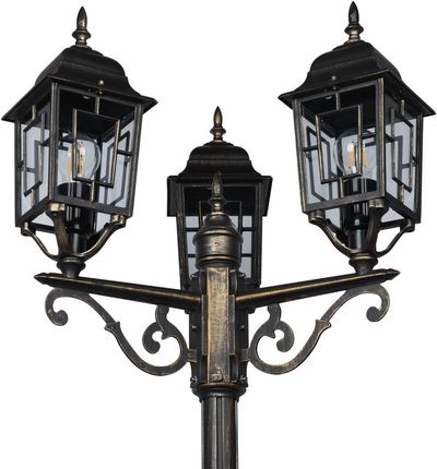 Trio Latarnia Ogrodowa Volturno 200cm 3Xe27 Ip23 Rdzawy 405960328 - zdjęcie 2