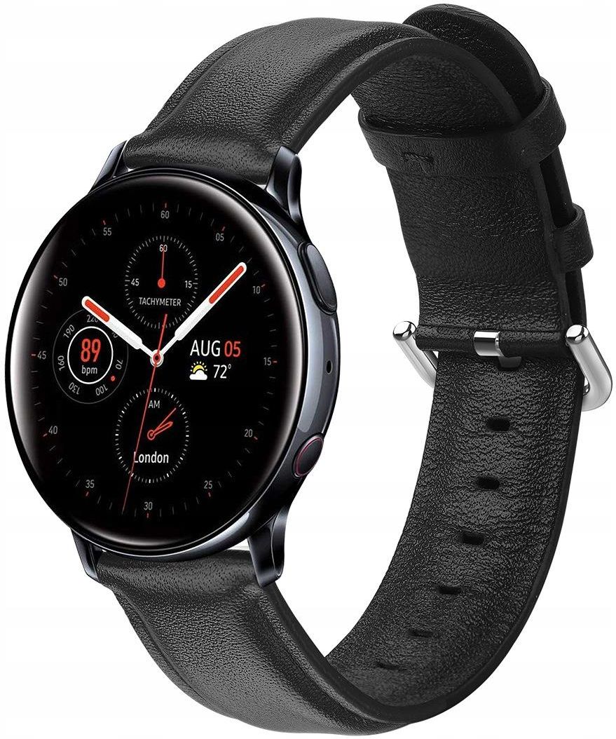 Skórzany Pasek Do Galaxy Watch 4 5 40 42 44 46 45 Opinie i ceny na