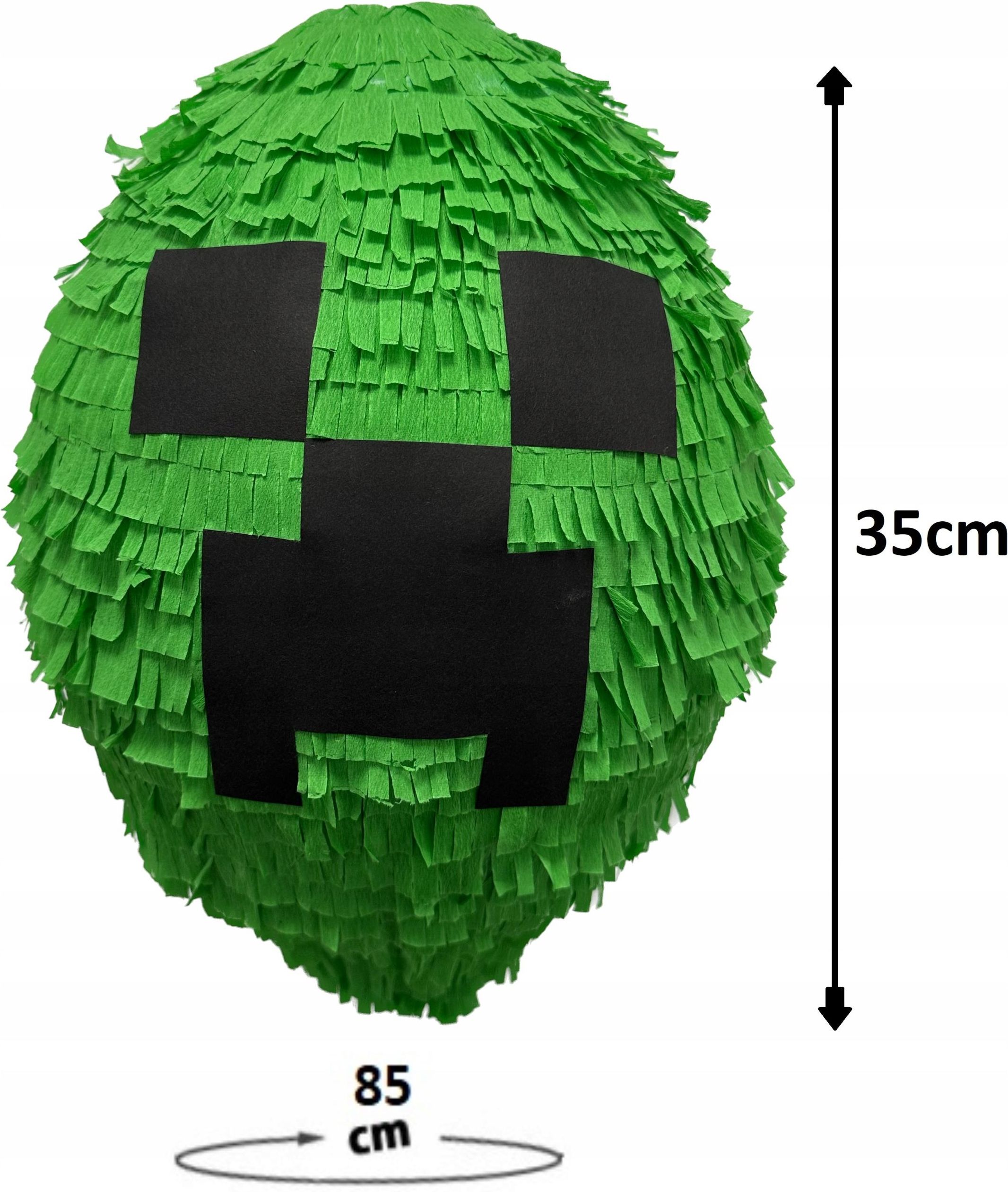 Piniata Urodzinowa Minecraft Creeper Piksele Tnt Du A Cm