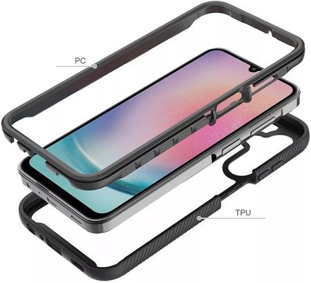 4Kom Pl 4Kom Pl Etui Obudowa Defense360 Do Samsung Galaxy A25 5G Black - zdjęcie 3