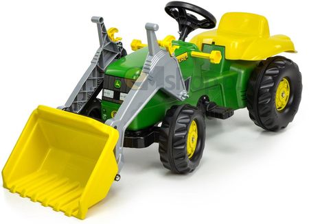 Rolly Toys Traktor Na Pedały John Deere Z Łyżką I Przyczepą 23110 - zdjęcie 4
