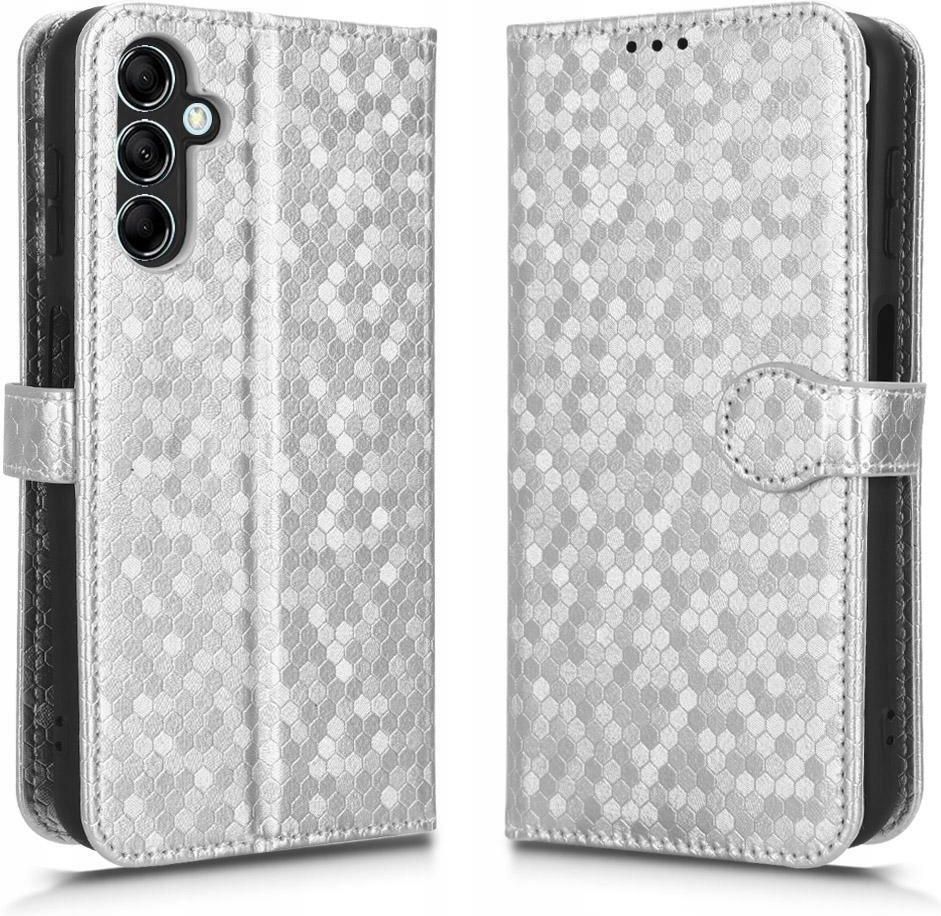 Etui Do Samsung Galaxy M14 5G Geometryczny Wzór Zapięcie Magnetyczne