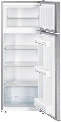 Lodówka Liebherr CTPele 231-26 z zamrażalnikiem górnym 140,1 cm Srebrna - zdjęcie 5