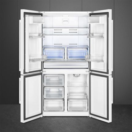 Lodówka Smeg FQ60BDE Side by Side 182 cm Biała - zdjęcie 3