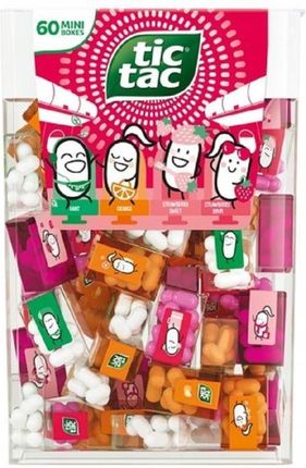 Ferrero Tic Tac Strawberry Mini Opakowania W Mega Tacu 60x3,8g - zdjęcie 2