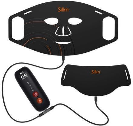 Silk'n Dual LED Mask - maska LED na twarz i szyję zestaw czarny - zdjęcie 6