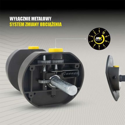 Mx Select Zestaw Hantli Mx85 Dumbbell 2x38 6kg + Stojak - zdjęcie 3