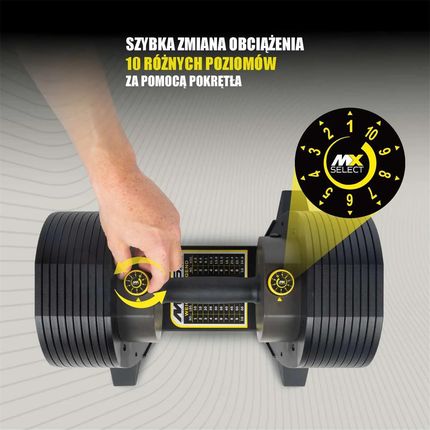 Mx Select Zestaw Hantli Mx85 Dumbbell 2x38 6kg + Stojak - zdjęcie 5