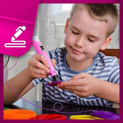 Max Sell Długopis 3D Drukarka Magiczny Pen Dla Dzieci Zestaw 10 Metrów Wkłady Pla - zdjęcie 4