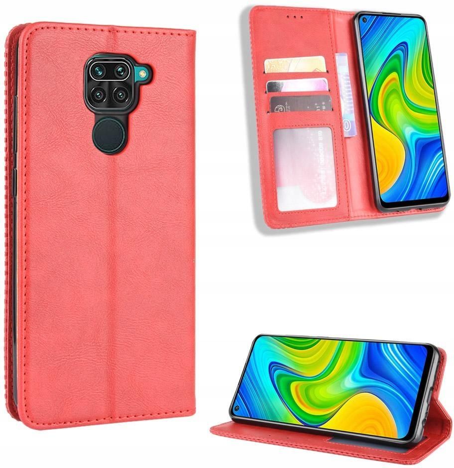 Sprawa Dla Xiaomi Redmi Note 9 Zamknięcie Magnetyczne Skóra Pu Portfel