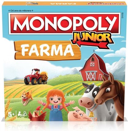 Winning Moves Monopoly Junior Farma - zdjęcie 4