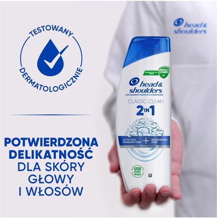 Head & Shoulders Classic Clean Szampon Przeciwłupieżowy 2 W 1 330 ml - zdjęcie 2
