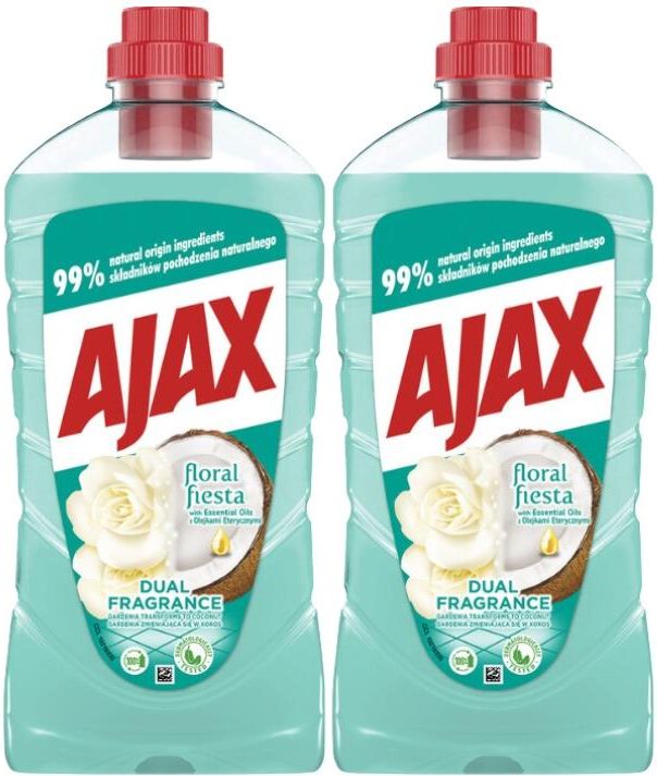 Ajax Floral Fiesta Dual Fragnance Płyn Uniwersalny Gardenia Kokos