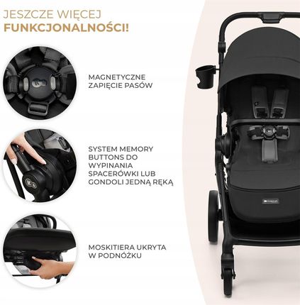 Kinderkraft Yoxi Grey Spacerowy - zdjęcie 2
