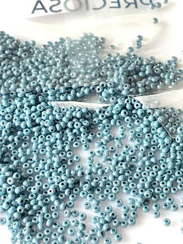 Preciosa Koraliki Rocaille 11 0 Czech Seed Beads Opaque Sfinx Blue