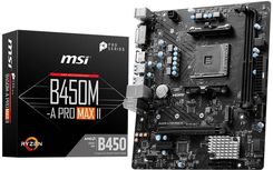 Msi B450M-A Pro Max II (MSIB450MAPROMAXII)