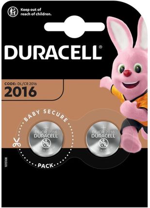 Duracell Baterie Cr2016 Blister 2 Sztuki (AZDURUB26201601) - zdjęcie 4