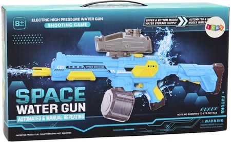 Lean Toys Karabin Pistolet Na Wodę Niebieski Automat M416 Akumulatorowy - zdjęcie 4