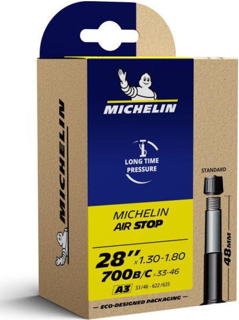Zdjęcie Michelin Dętka - Inner Tube A3 700X35/47C Av 48mm Czarny - Jastarnia