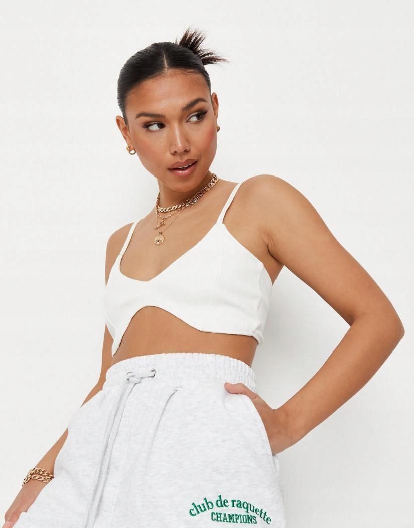 Missguided Top Bralet Prążki Sxv Xxc s Ceny i opinie Ceneo pl