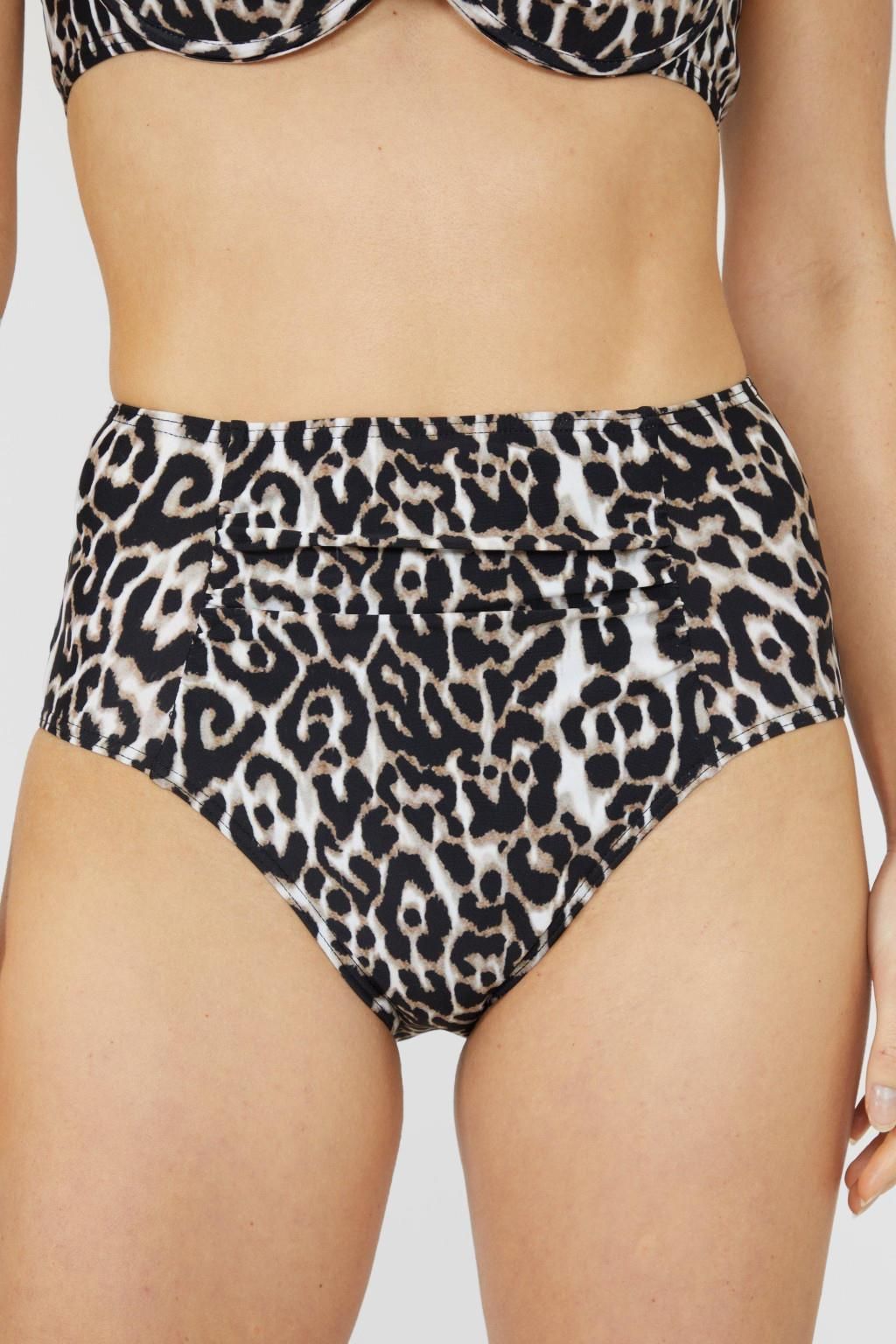 Debenhams Dół Od Bikini Wysoki Stan Animal Print Nxe NG2 L Ceny i