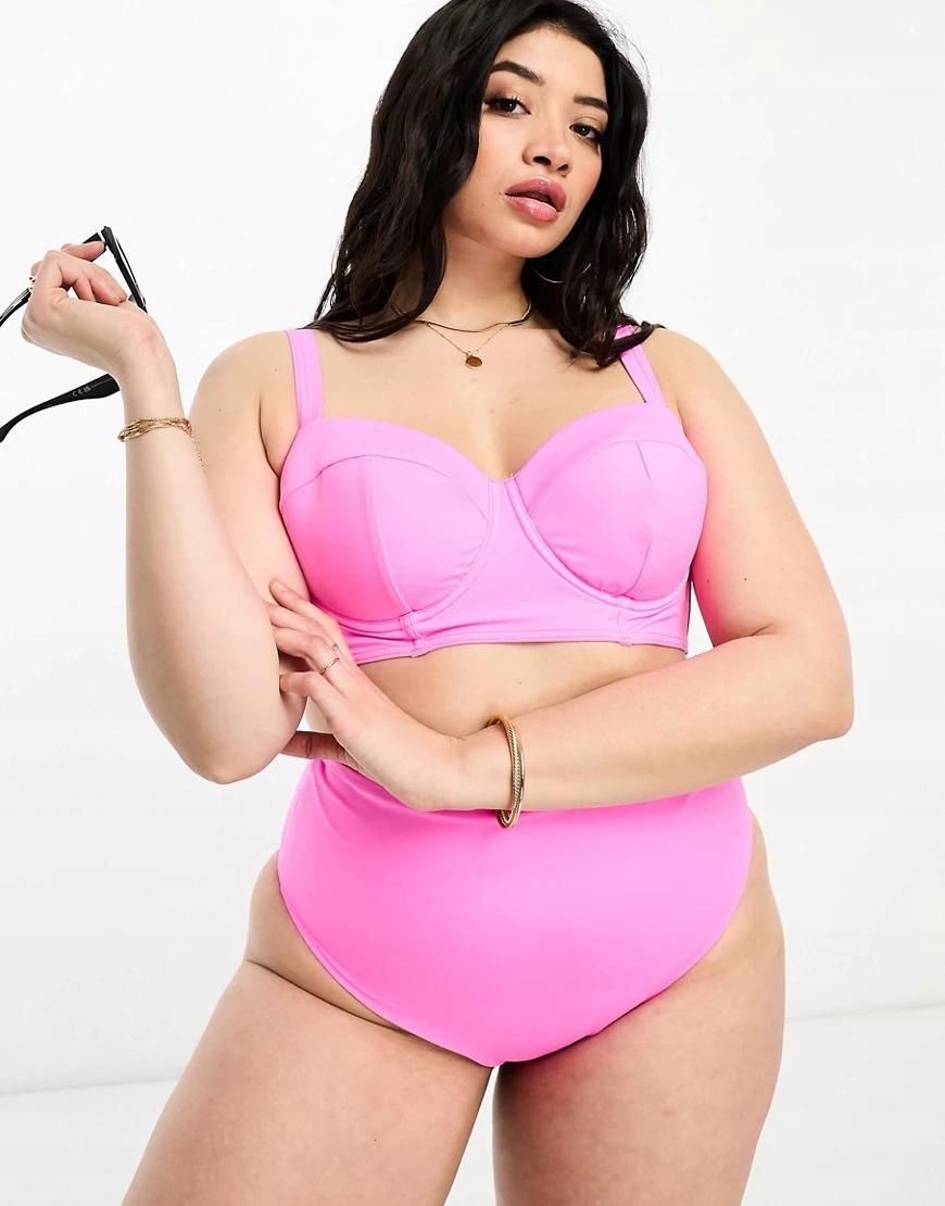 Asos Curve Mgg Bikini G Ra Neon Od F Ceny I Opinie Ceneo Pl