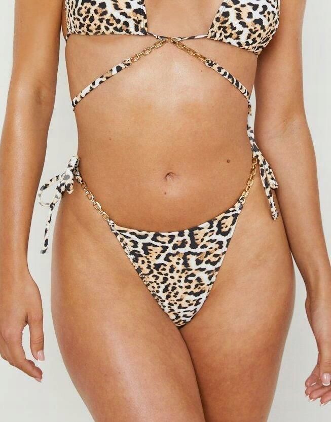 Boohoo vcb Dół Bikini Print Od Animal M Ceny i opinie Ceneo pl