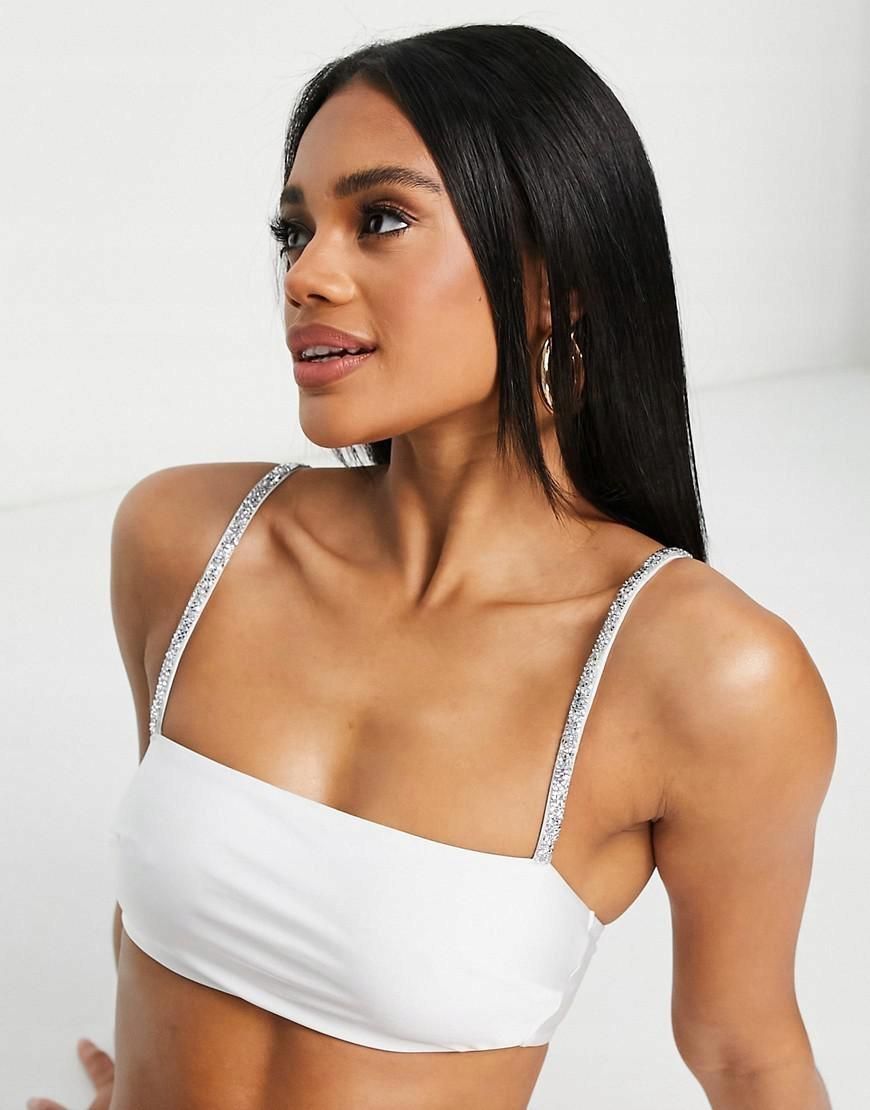 Asos Design xwe Góra Bikini Od Zdobienie L Ceny i opinie Ceneo pl