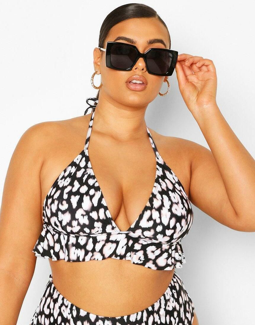 Boohoo fyc Bikini od Print Animal góra XXL Ceny i opinie Ceneo pl