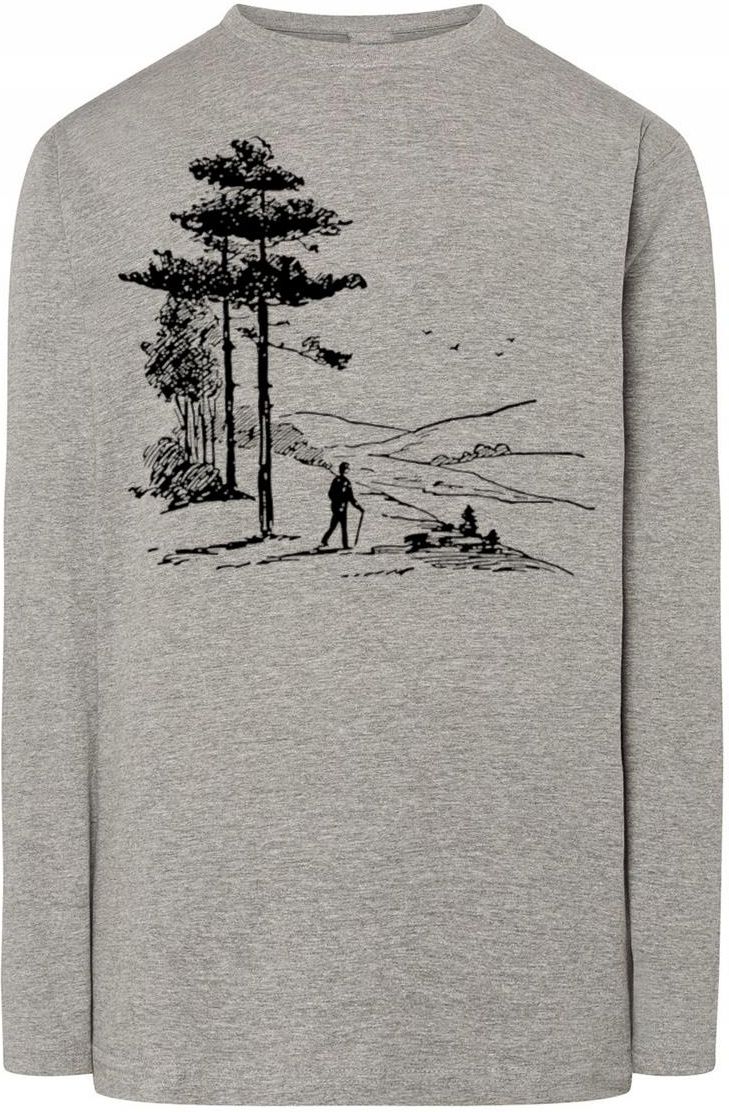 Longsleeve męski nadruk Wędrówki Hiking r XS Ceny i opinie Ceneo pl