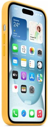 Apple Iphone 15 Silicone Case With Magsafe Sunshine - zdjęcie 2