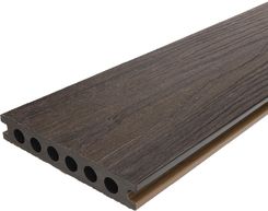 Zdjęcie Deska Balkonowa Kompozytowa Bergdeck W138 Szary/Czarny Szczotkowany 290 × 13,8 × 2,4cm - Reda