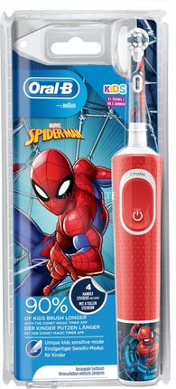 Szczoteczka elektryczna Oral-b Vitality Spiderman Końcówki Etui Dodatki - zdjęcie 3