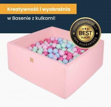 Meowbaby Kwadratowy Suchy Basen Dla Dziecka 90X90 - zdjęcie 2