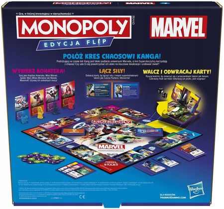 Hasbro Monopoly Marvel F9931120 - zdjęcie 4