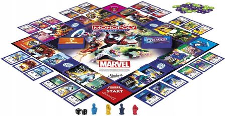 Hasbro Monopoly Marvel F9931120 - zdjęcie 2