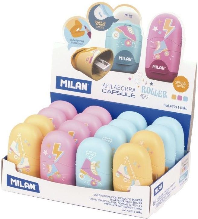 Zdjęcie Temperówko Gumka Capsule Roller 16Szt. Milan - Bisztynek