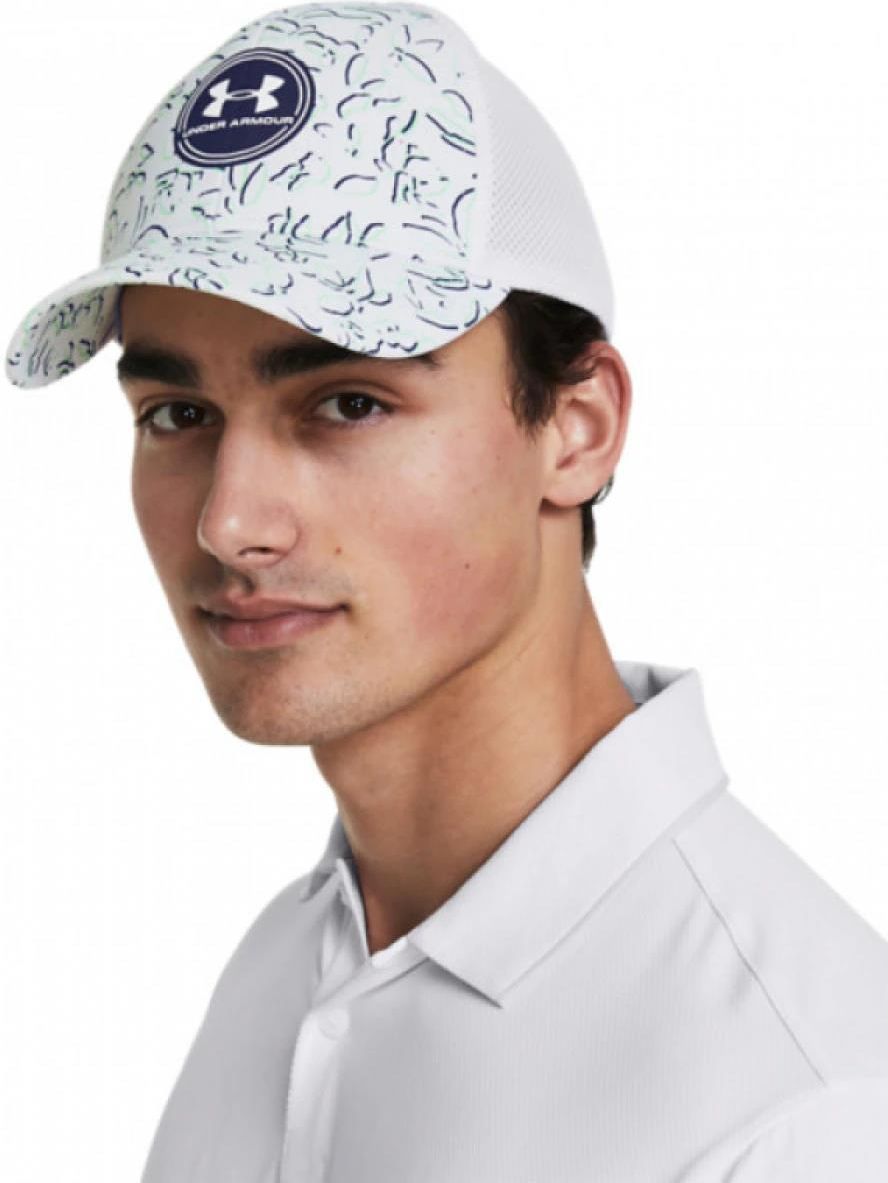 Męska czapka z daszkiem Under Armour Iso chill Driver Mesh biała