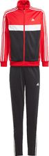 Zdjęcie Dres dla dzieci adidas Essentials 3-Stripes Tiberio Track Suit czerwono-czarny IJ7083 - Bydgoszcz