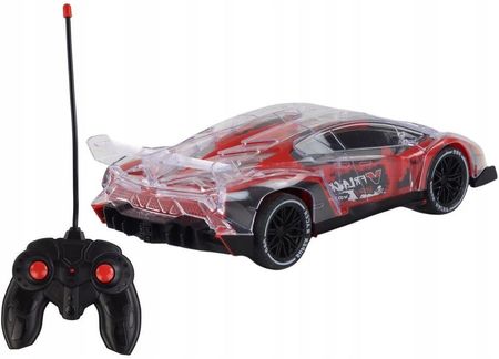 Leantoys Auto Sportowe R/C Czerwone Światła 1:16 - zdjęcie 2